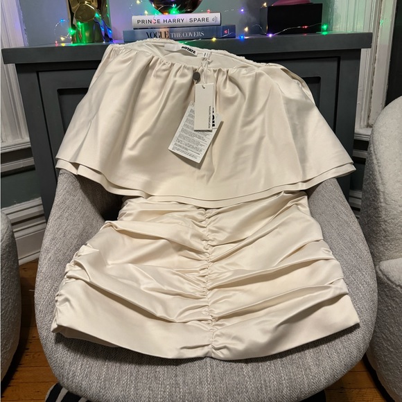 ROTATE
ruched pleated one-shoulder dress - Picture 3 of 3